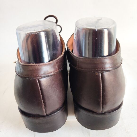 Bally Oxford Brogues Flats Womens 10 / 40.5  Leather Lace Up Adige Italy Vintage - Picture 5 of 14